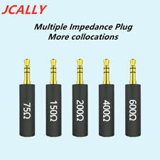 Plugue de impedância de fone de ouvido 3,5 mm 75 150 200 400 600 ohm adaptador de cancelamento de ruído comprar usado  Enviando para Brazil