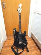 Fender squier black for sale  LONDON