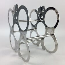 Used, Carrol Boyes Stainless Steel Let's Talk Wine Bottle Rack South African Design for sale  Shipping to South Africa