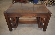 oak glass desk top for sale  Scranton