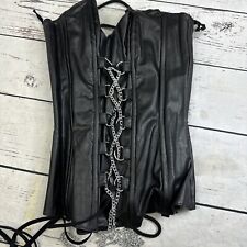 Black medium bustier for sale  Shipping to Ireland