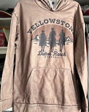 Moletom com capuz vintage Yellowstone Dutton Ranch faroeste cowboy solto indiano comprar usado  Enviando para Brazil