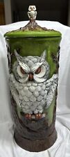 umbrella stand owl ceramic for sale  Bonner Springs