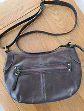 Brown leather crossbody for sale  NEWHAVEN