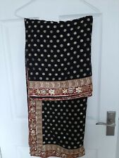 sari black beautiful for sale  WOKINGHAM