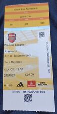 Arsenal afc bournemouth for sale  CHRISTCHURCH