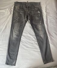 Dsquared2 distressed grey for sale  BASILDON