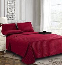 Usado, Conjunto de lençóis de cama 3 peças 220 TC 100% algodão conforto lençóis de casal casa hotel D3 comprar usado  Enviando para Brazil