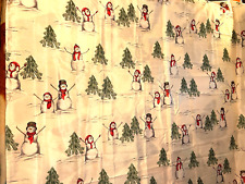 Snowman shower curtain for sale  Saint Charles