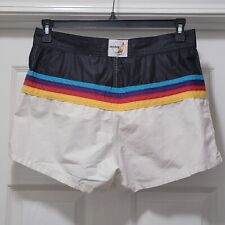 Bermuda de natação vintage anos 70 HOBIE masculina com cordão EUA tamanho 32 comprar usado  Enviando para Brazil