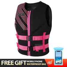Adults Life Vest Motorboats Jacket Ski Kayak Surf Fishing Raft Boat Swimming New, used for sale  Shipping to South Africa