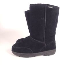 Botas Bearpaw Femininas Tamanho 8 Preto Camurça Lã Pele de Carneiro Mescla Sapatos Alto Sonho, usado comprar usado  Enviando para Brazil