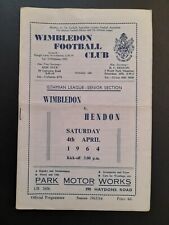 1964 wimbledon hendon for sale  LEIGHTON BUZZARD