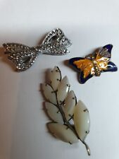 Antique brooches enamel for sale  CONGLETON