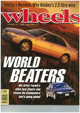 Revista de carro WHEELS setembro 1997 Toyota Camry Ford Mondeo Holden Vectra comprar usado  Enviando para Brazil