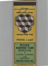 Matchbook cover rose for sale  Raymond