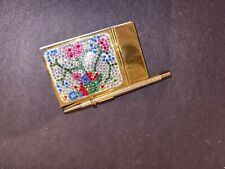 judith leiber mini notepad w/pen crystal floral for sale  Shipping to South Africa