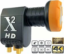 Quad LNB 4 Out 4 Way DIGITIAL FULL HD Universal LNBF KU-BAND TV Satellite 3D,4K for sale  Shipping to South Africa