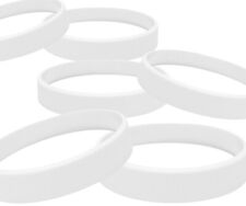 White silicone wristbands for sale  ROTHERHAM