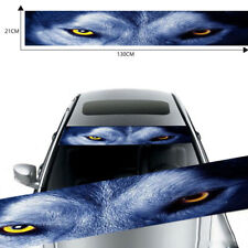 1 Pcs Auto Car Vinyl Decal Sticker Front Windshield 3D Wolf Eye Sunshade Decal, used for sale  Shipping to Ireland