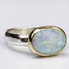 Opal Ring 925 Sterlingsilber Ring Versprechen Neujahr Ring EM-445 comprar usado  Enviando para Brazil