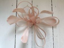 Nude feather fascinator for sale  Shipping to Ireland
