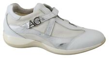 ALBERTO GUARDIANI Shoes White Logo Fashion Adjustable Strap Women's EU40 / US9.5, used for sale  Shipping to South Africa