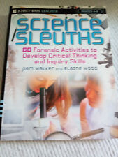 SCIENCE SLEUTHS 60 Atividades Forenses P. Walker & E. Wood SOFTCOVER 2006 Nr NOVO comprar usado  Enviando para Brazil