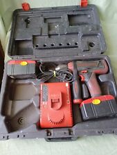 Snap-on 1/2" Drive 18 Volt Cordless Drill with Case Charger Batteries CDR6850, used for sale  Blackshear