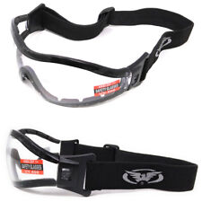  Global Vision Z-33 Clear Antifog Freefall Skydiving Aerosports Goggles & Pouch, used for sale  Shipping to South Africa
