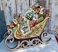 Used, Fitz & Floyd Enchanted Holiday Santa Sleigh Soup Tureen for sale  Chattanooga