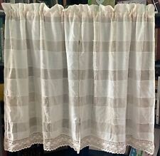 Kitchen curtains white for sale  East Millsboro