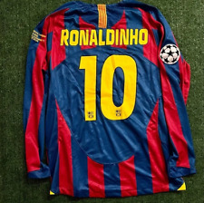 Usado, Camiseta Ronaldinho #10 FC Barcelona Chompions League 2005/2006 tamanho 2XL comprar usado  Enviando para Brazil