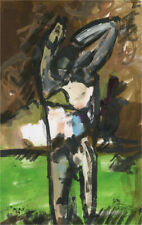 M.A.E. - 1979 Gouache, Crispus with a Priest for sale  Shipping to South Africa