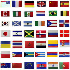 Country flags patch for sale  Shipping to Ireland