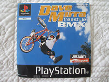 JAQUETTE DU JEU DAVE MIRRA FREESTYLE BMX PLAYSTATION 1 PS1 segunda mano  Embacar hacia Argentina