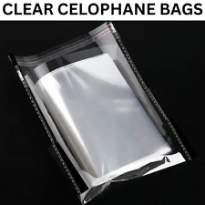 Clear cellophane bags for sale  IVER