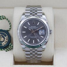 Rolex datejust rhodium for sale  LONDON