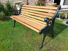 Garden bench iroko for sale  COLCHESTER