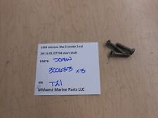300633 OMC Johnson 1954 3hp Outboard JW-10 screws (3) T21, used for sale  Shipping to South Africa