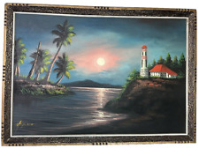 Vintage painting sunset for sale  Irvine