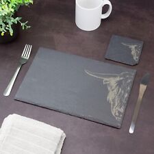 Slate placemat highland for sale  LOCKERBIE