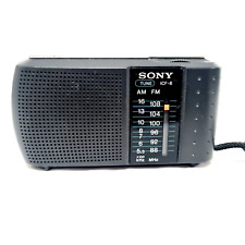 Usado, Rádio Sony ICF-8 portátil FM AM rádio preto AA conector de fone de ouvido alimentado por bateria comprar usado  Enviando para Brazil