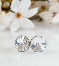 Stud earrings crystals for sale  OXFORD