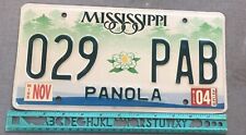 *Placa de licença, Mississippi, Panola County, 029 PAB comprar usado  Enviando para Brazil