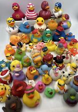 Lot of 54 Assorted Rubber Ducks variety of sizes Rubber Duckies Some Vintage WOW for sale  Shipping to South Africa