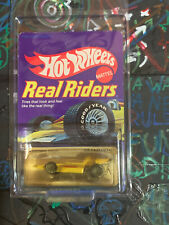 Bad Bubble! Hot Wheels Real Riders Lightning Gold Sealed Unpunched! 1982 a for sale  Greenville