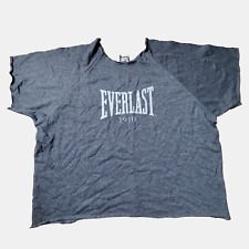 Camisa Everlast De Colección Cuadrada Recortada Mangas Cortas Para Mujer 46 Gris Elastizada Gimnasio Informal segunda mano  Embacar hacia Argentina