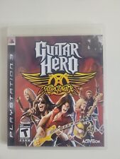 Guitar Hero AeroSmith Playstation 3 jogo PS3 completo com manual comprar usado  Enviando para Brazil