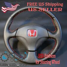 Red Emblem Steering Wheel for Honda Accord Civic Racing Steering Type B for sale  Shipping to South Africa